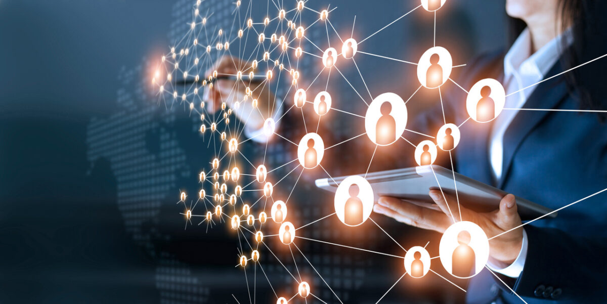 Graphics of companies connected